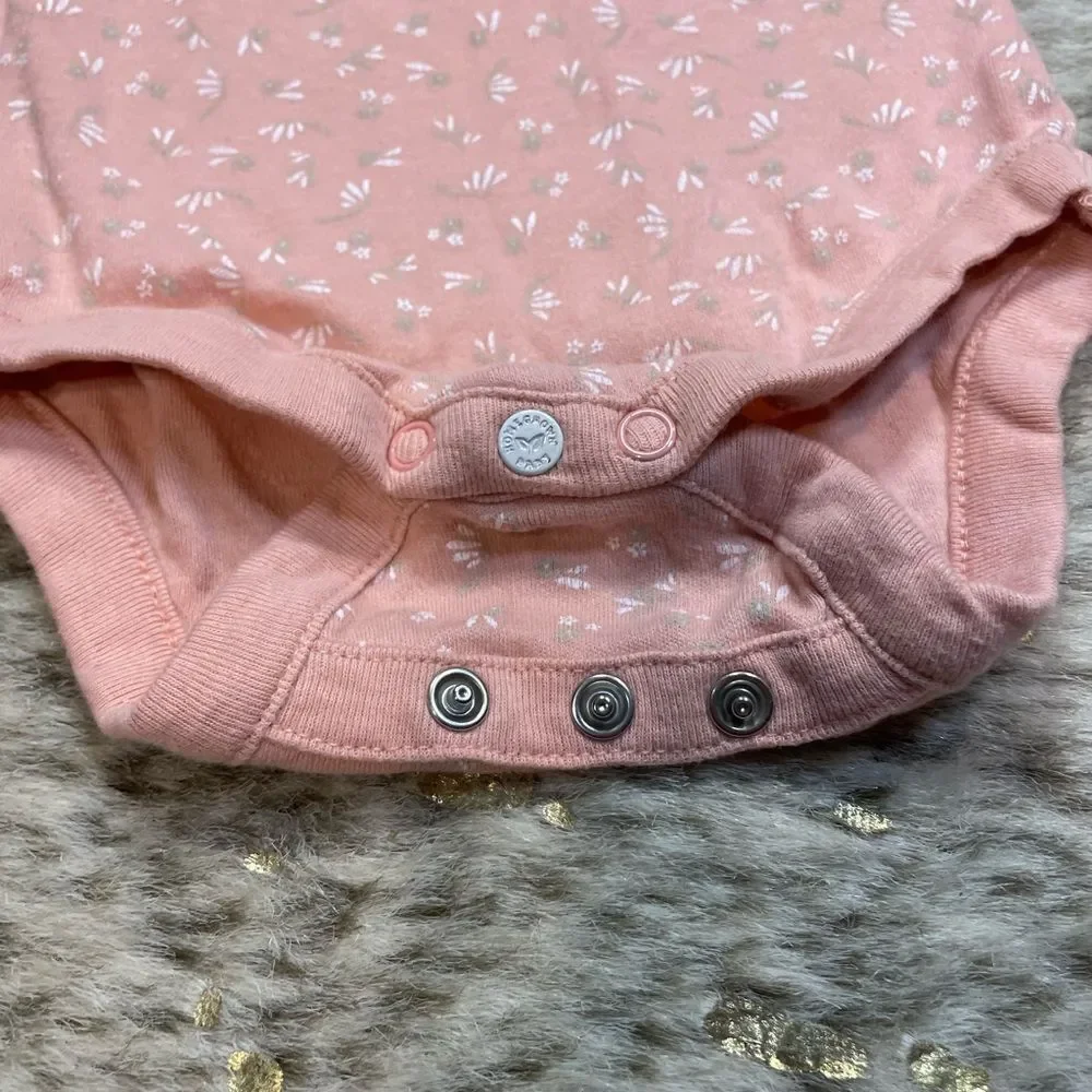 5 for $25🔥Homegrown‎ Baby Set of 2 Snap Bottom Tops Baby Size 3-6 Months